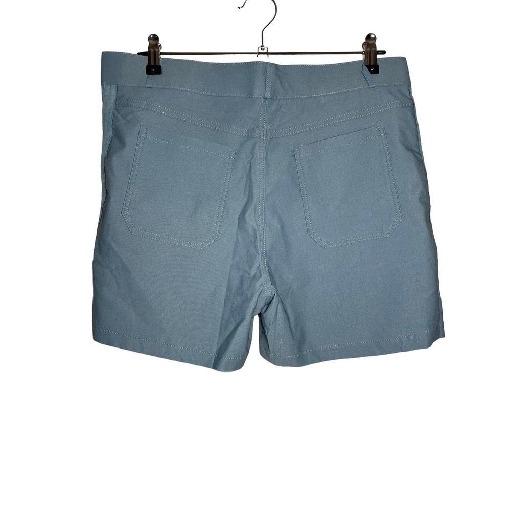 Womens Dusty Blue Hiking Walking Shorts New Pockets Athletic Outdoors Large READ - Picture 2 of 12